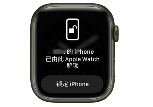 南岸苹果手机维修分享用 AppleWatch 解锁配备面容 ID 的 iPhone方法 