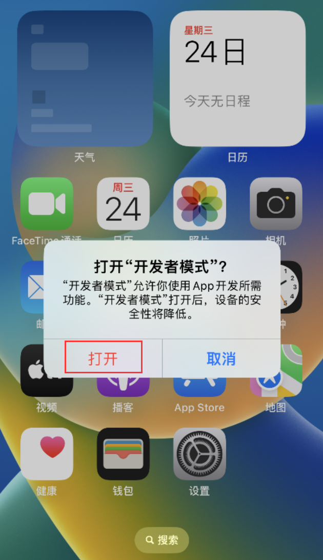 南岸苹果手机维修分享如何打开开发者模式 