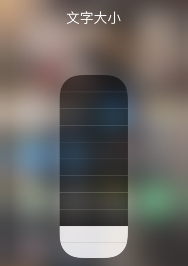 南岸苹果手机维修分享小技巧：在 iPhone 控制中心快速调节字体大小 