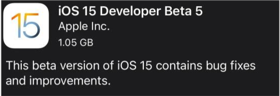 南岸苹果手机维修分享如何升级到iOS15.0 beta5 