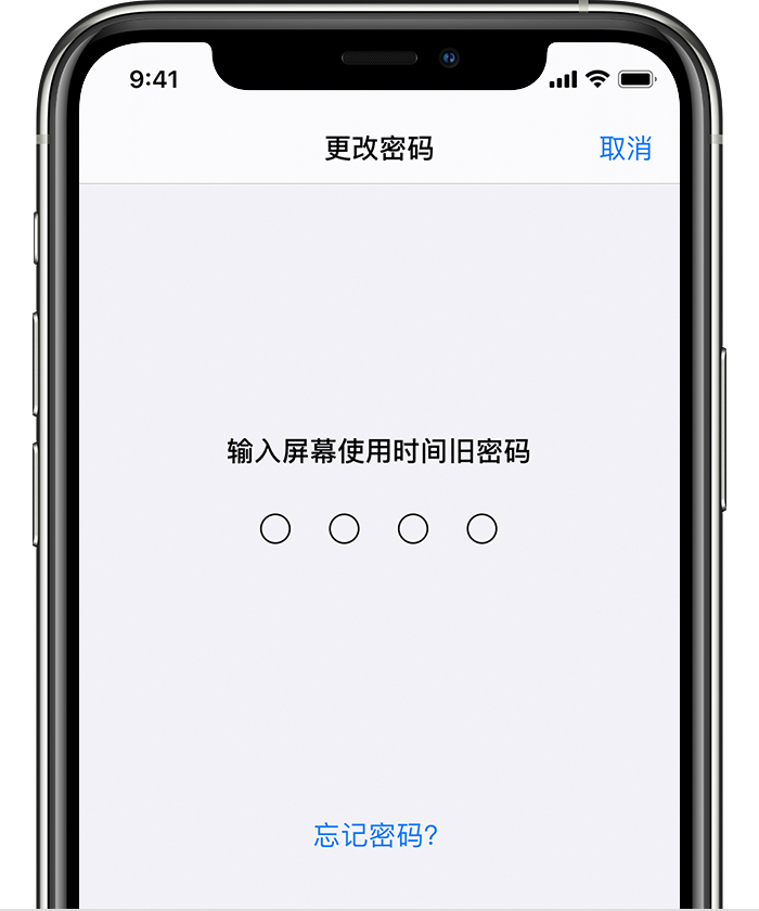 南岸苹果手机维修分享iOS 14 忘记屏幕使用时间密码怎么办 